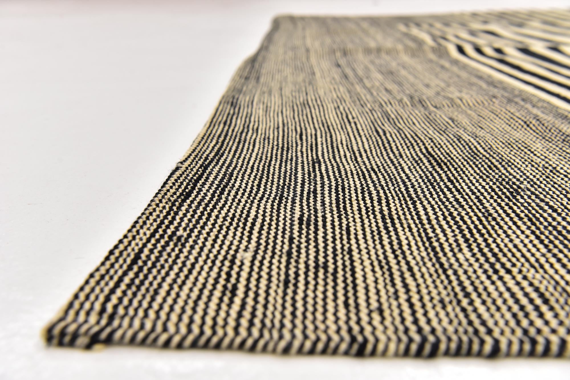 6' x 7' 8 Hand Woven Kilim Modern Wool Square Rug