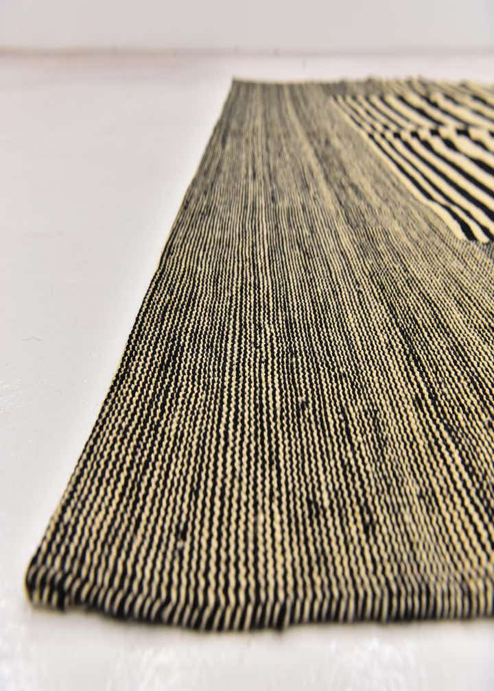 6' x 7' 7 Hand Woven Kilim Modern Wool Square Rug