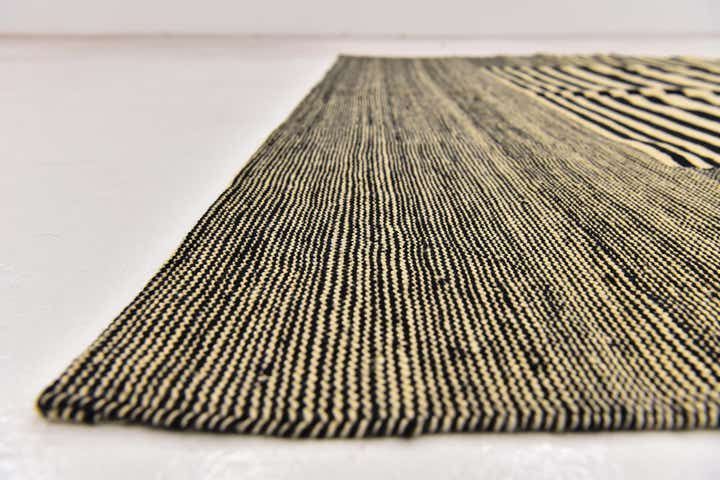 6' x 7' 7 Hand Woven Kilim Modern Wool Square Rug