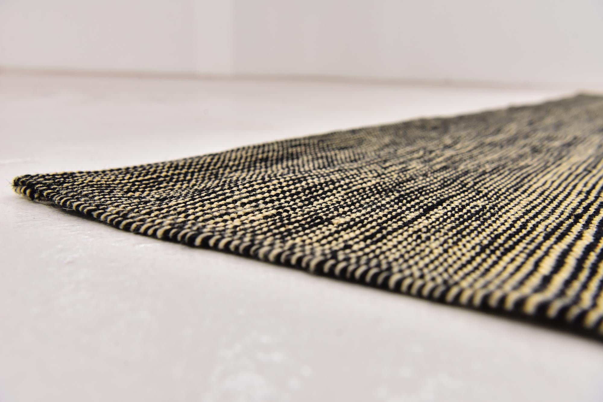 6' x 7' 7 Hand Woven Kilim Modern Wool Square Rug