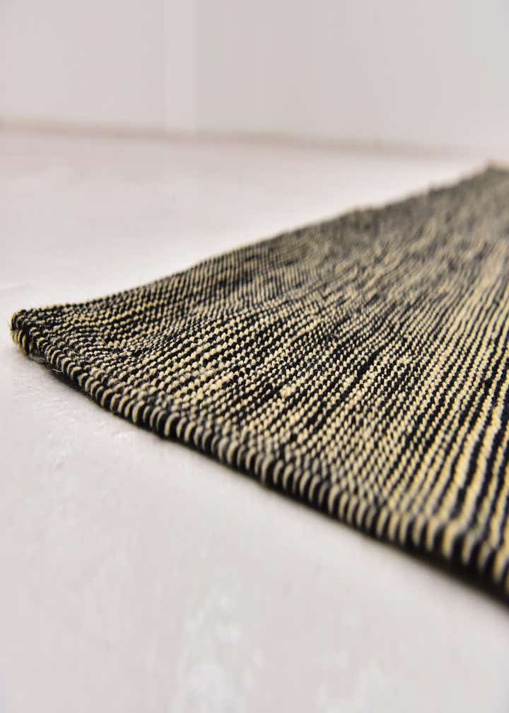 6' x 7' 7 Hand Woven Kilim Modern Wool Square Rug