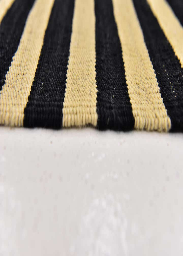 6' x 7' 7 Hand Woven Kilim Modern Wool Square Rug