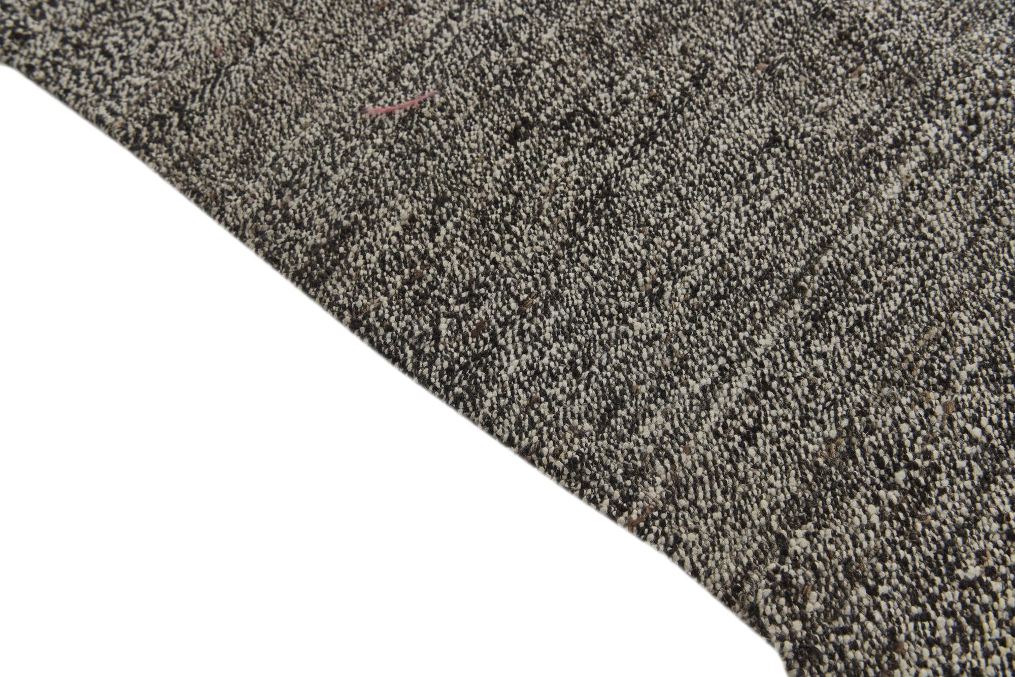 6' 4 x 6' 10 Hand Woven Kilim Modern Wool Square Rug