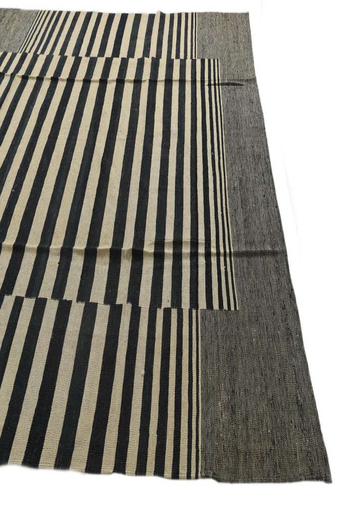 8' 9 x 9' 6 Hand Woven Kilim Modern Wool Square Rug