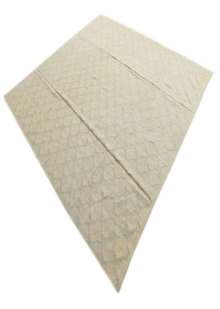 8' 10 x 9' 5 Hand Woven Kilim Modern Wool Square Rug
