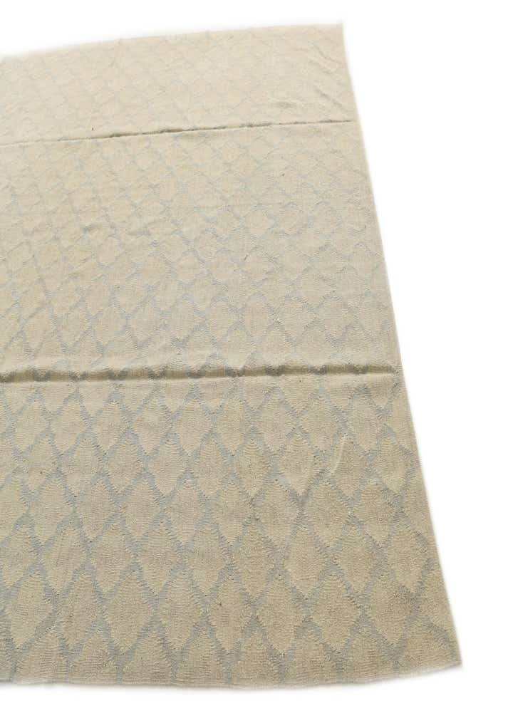 8' 10 x 9' 5 Hand Woven Kilim Modern Wool Square Rug
