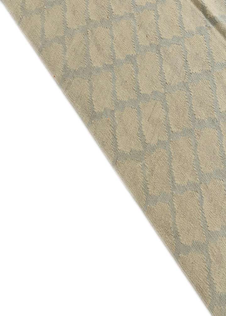 8' 10 x 9' 5 Hand Woven Kilim Modern Wool Square Rug