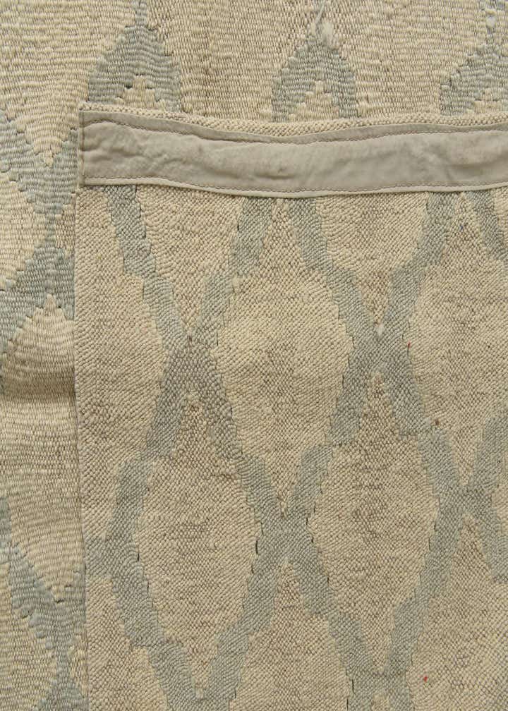 8' 10 x 9' 5 Hand Woven Kilim Modern Wool Square Rug
