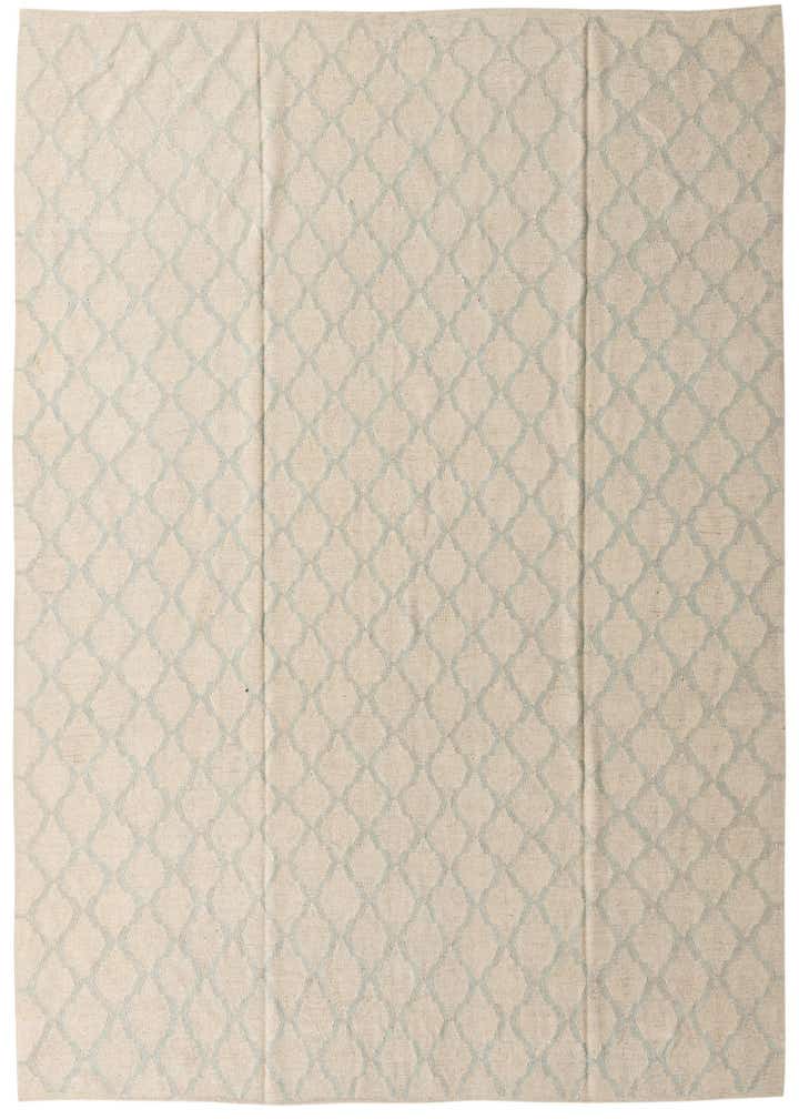 8' 10 x 9' 5 Hand Woven Kilim Modern Wool Square Rug