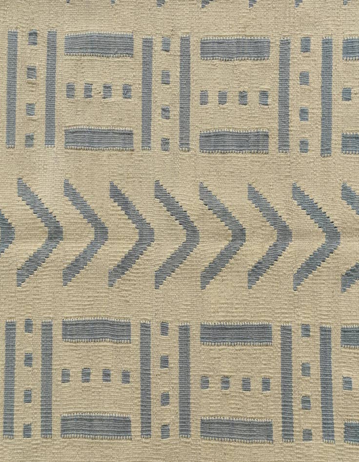 Detail image of 5' 3 x 6' 4  Hand Woven Kilim Modern Wool Square Rug