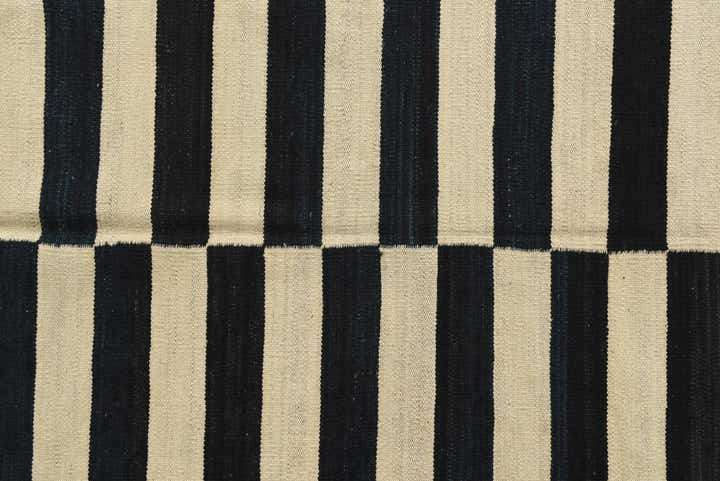 5' 2 x 5' 7 Hand Woven Kilim Modern Wool Square Rug