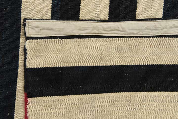 5' 2 x 5' 7 Hand Woven Kilim Modern Wool Square Rug