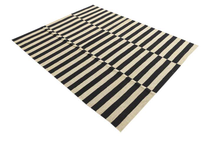 165cm x 205cm Tejido a mano Kilim Modern Alfombra Lana Cuadrado