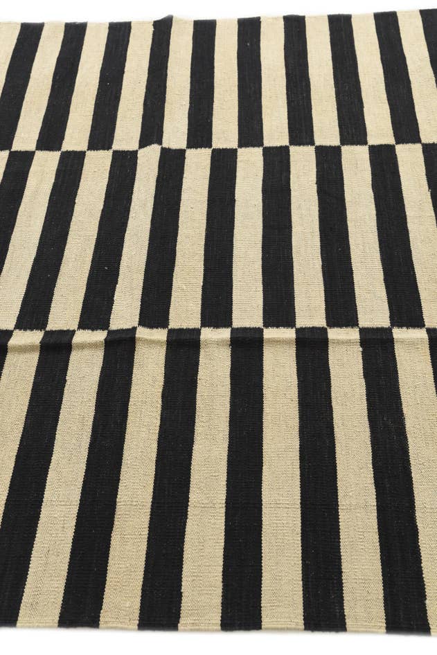 Detail image of 165cm x 205cm Tejido a mano Kilim Modern Alfombra Lana Cuadrado