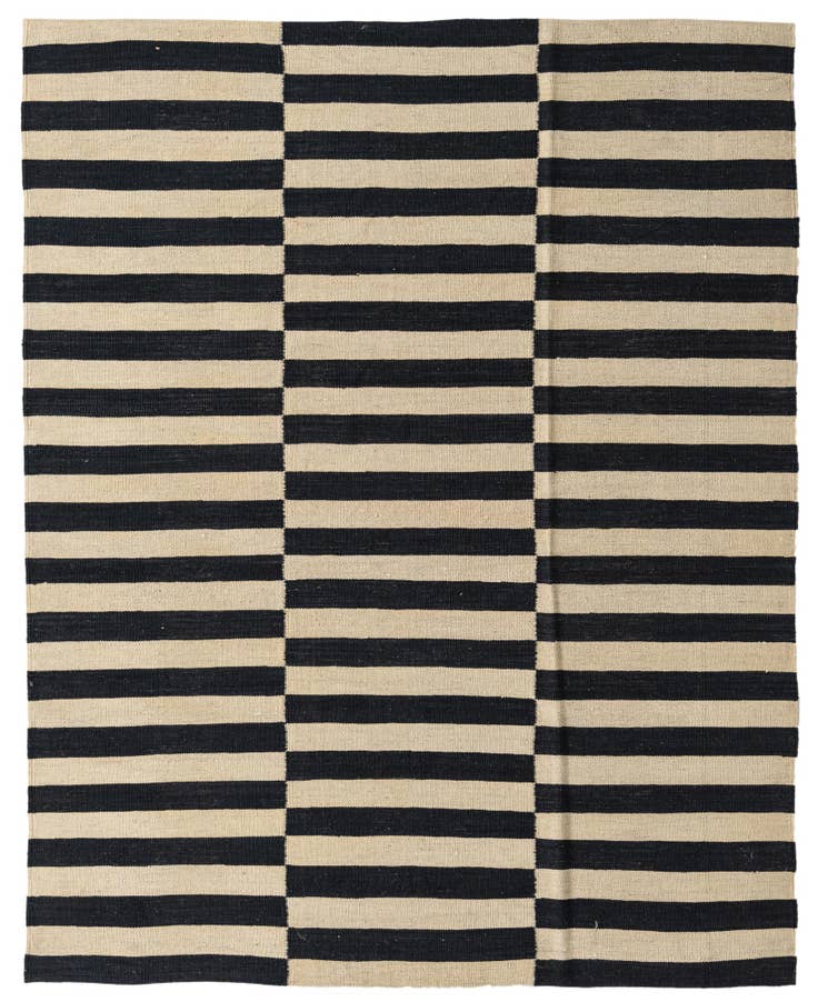 Detail image of 165cm x 205cm Tejido a mano Kilim Modern Alfombra Lana Cuadrado