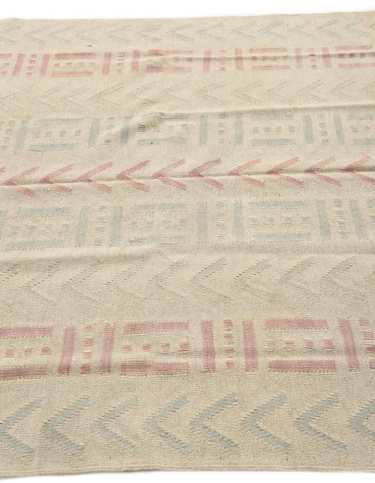 Detail image of 5' 2 x 5' 11  Hand Woven Kilim Modern Wool Square Rug