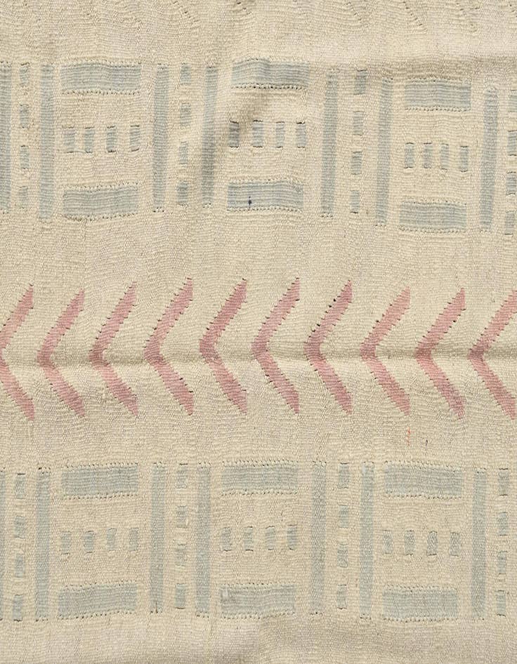 Detail image of 5' 2 x 5' 11  Hand Woven Kilim Modern Wool Square Rug