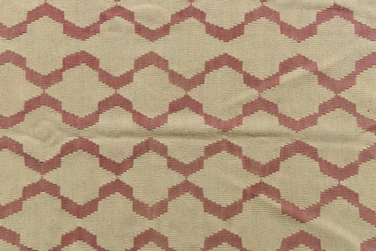 Detail image of 8' 8 x 9' 3 Hand Woven Kilim Modern Wool Square Rug