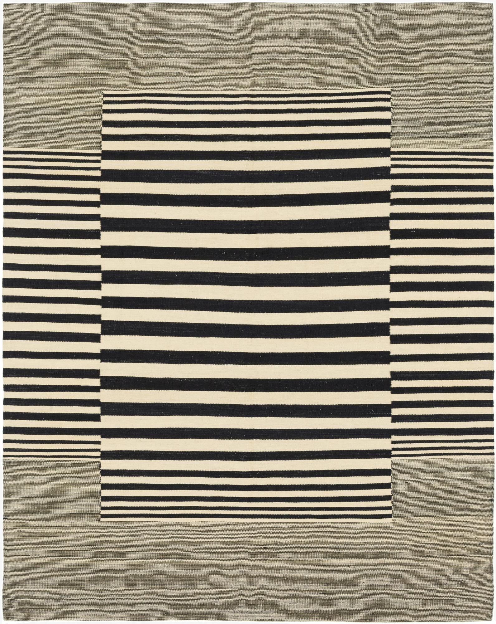 6' x 7' 7  Hand Woven Kilim Modern Wool Square Rug