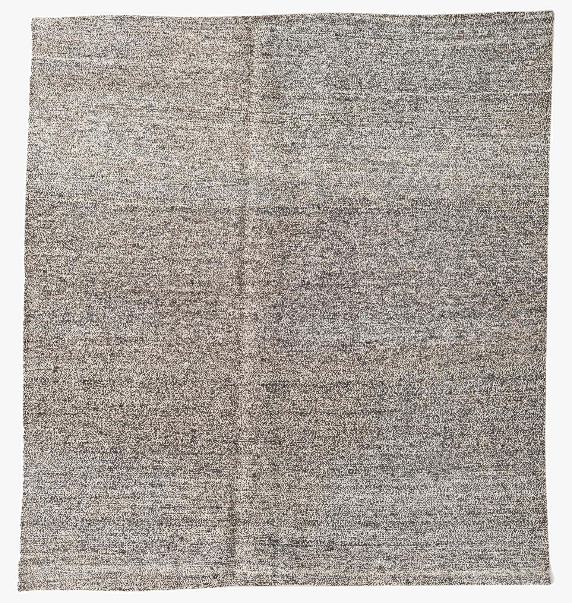 6' 4 x 6' 10  Hand Woven Kilim Modern Wool Square Rug