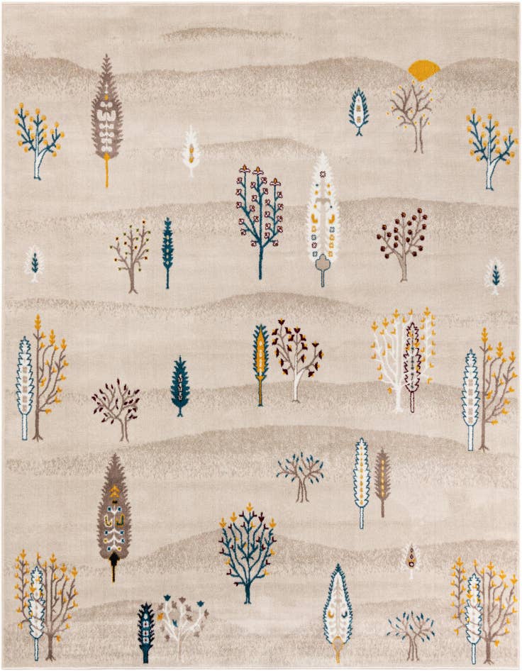 Detail image of 7' 10 x 7' 10 Laguna Square Rug