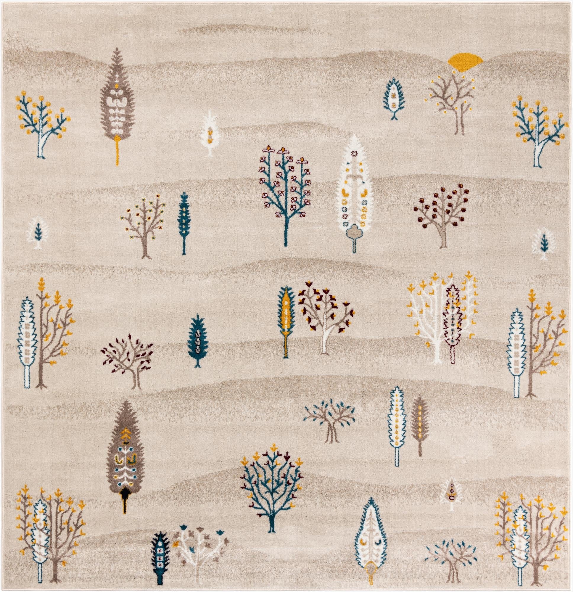 7' 10 x 7' 10 Laguna Square Rug