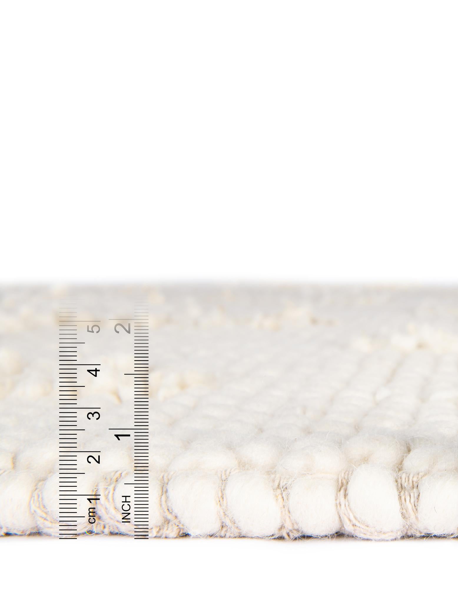 7' 10 x 7' 10 Hand Woven Lana New Zealand Wool Square Rug