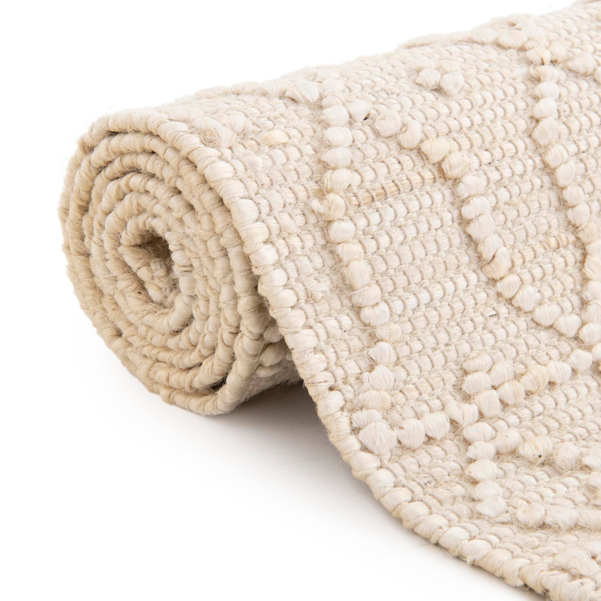 5' 3 x 5' 3 Hand Woven Larsa Jute Square Rug