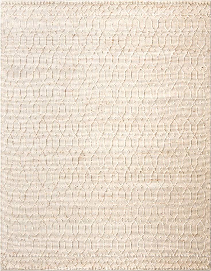 Detail image of 7' 10 x 7' 10 Hand Woven Larsa Jute Square Rug