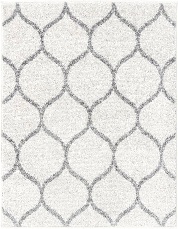 Detail image of 4' x 4' Lattice Frieze Square Rug