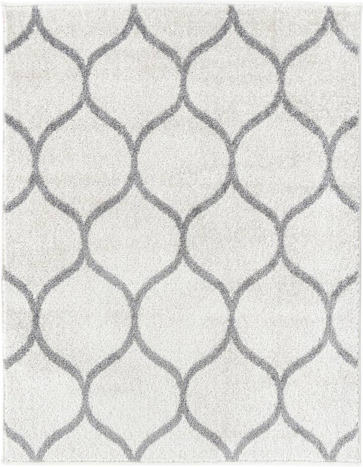 Detail image of 6' x 6' Lattice Frieze Square Rug