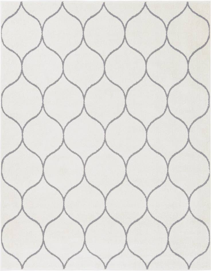 Detail image of 7' x 7' Lattice Frieze Square Rug