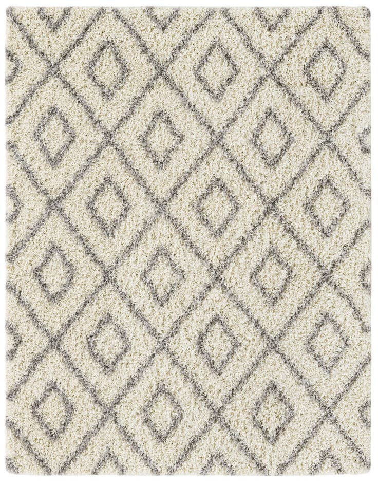 Detail image of 6' x 6' Lattice Shag Square Rug