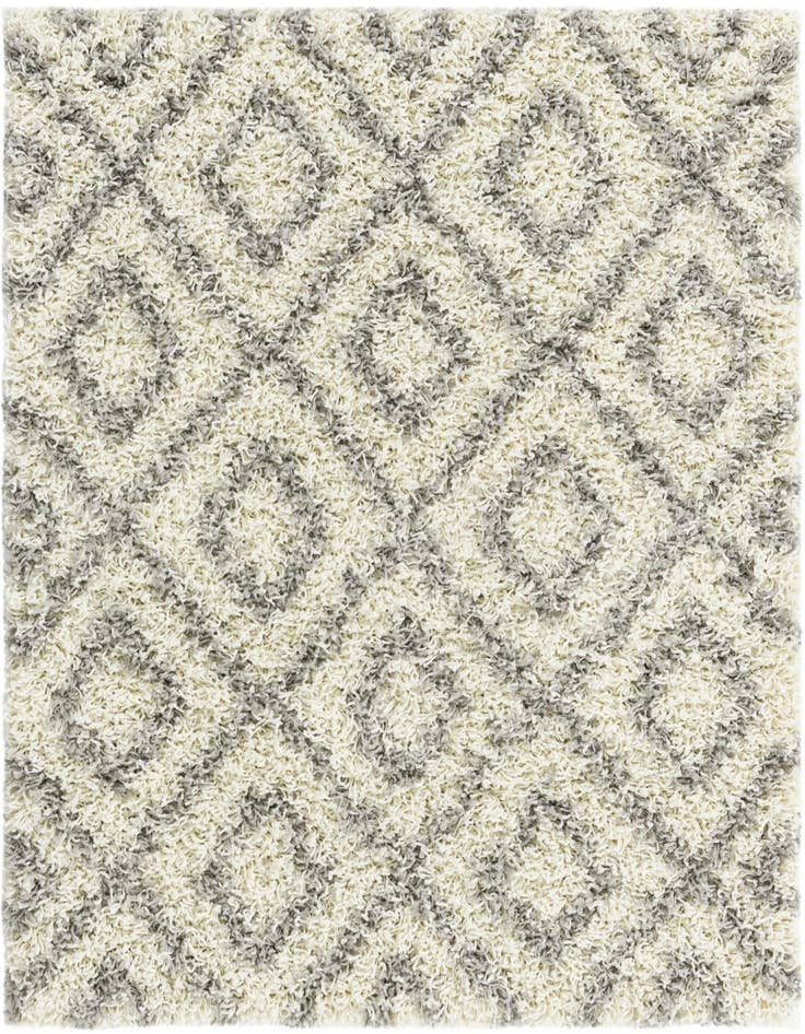 Detail image of 3' 3 x 3' 3 Lattice Shag Square Rug