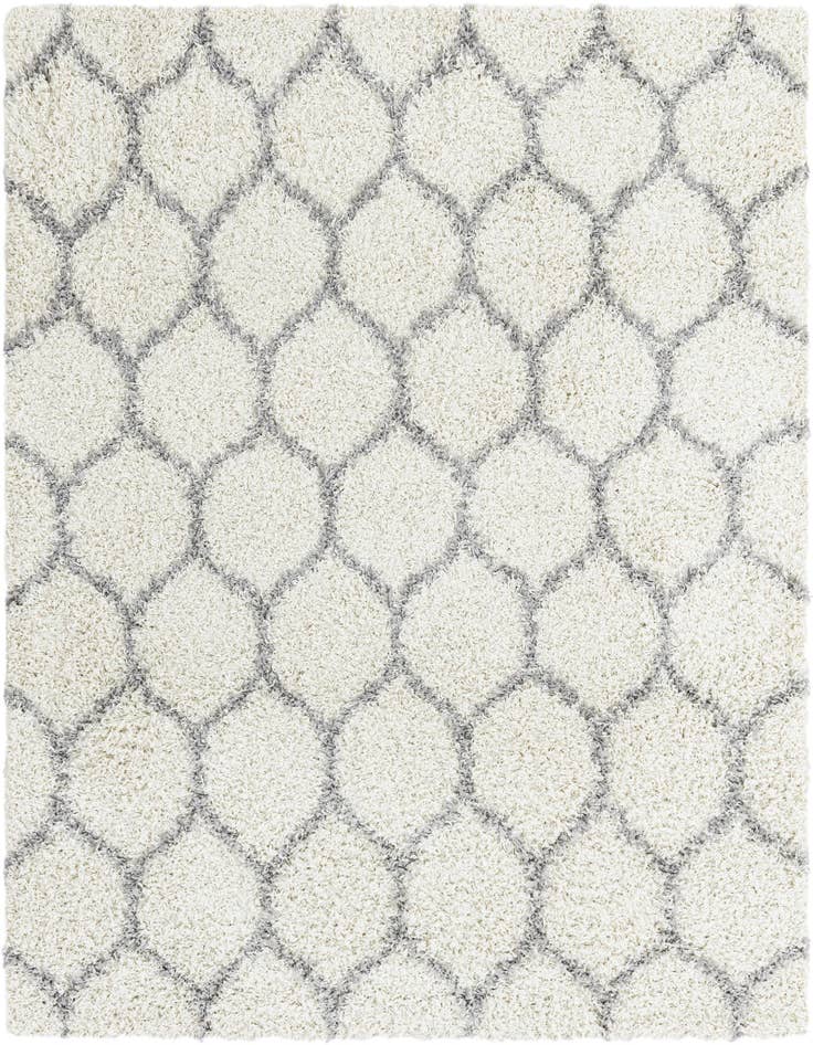 Detail image of 6' x 6' Lattice Shag Square Rug