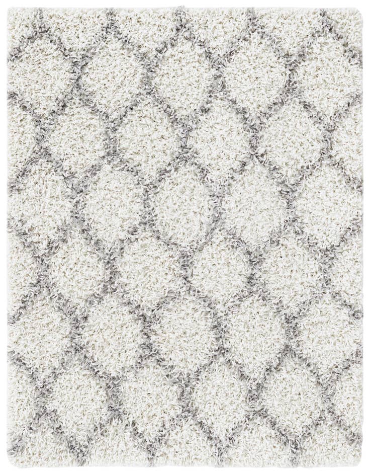 Detail image of 3' 3 x 3' 3 Lattice Shag Square Rug