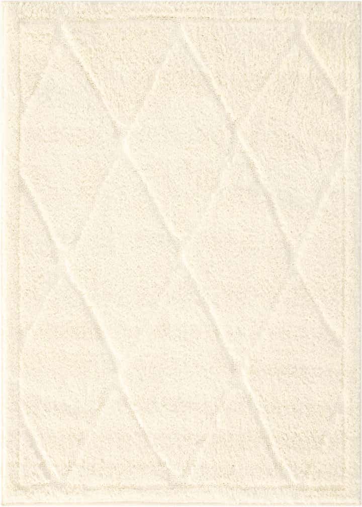 4' x 4' Lattice Shag Square Rug