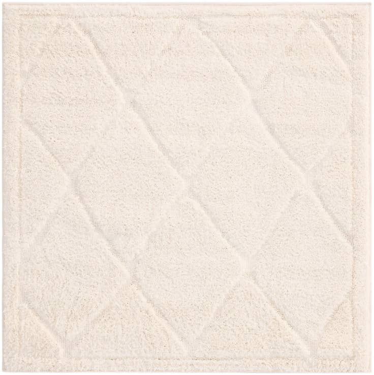 Detail image of 4' x 4' Lattice Shag Square Rug