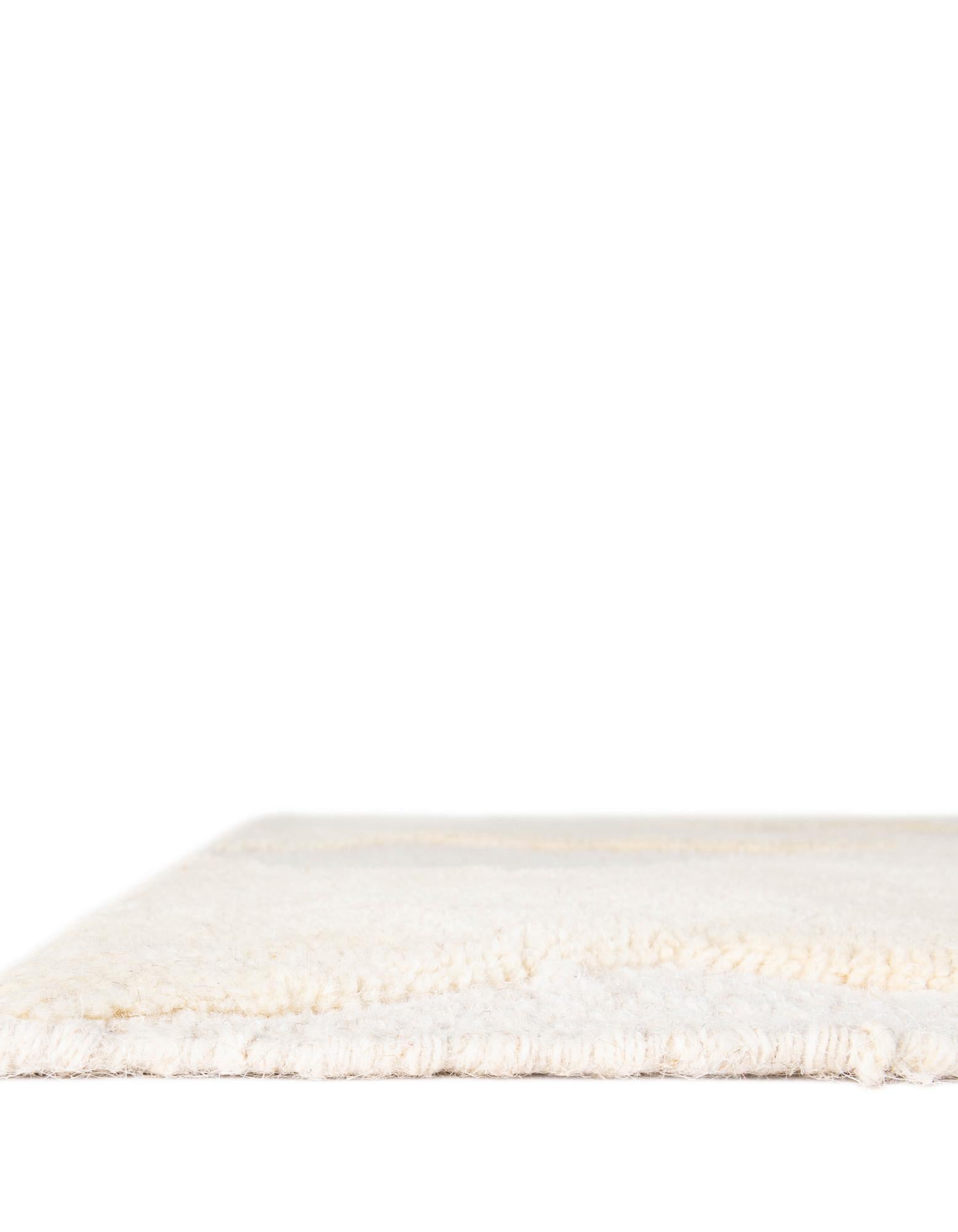 8' x 8' Hand Woven Lattice Wool Square Rug
