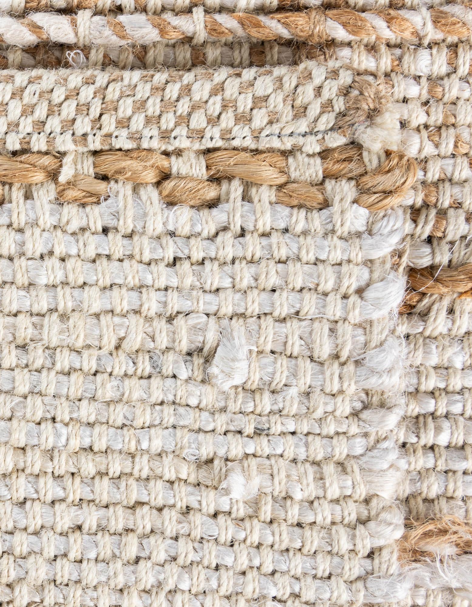 10' x 10' Hand Braided Laurel Handwoven Jute Square Rug