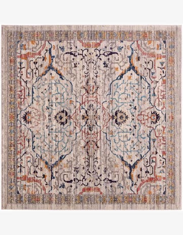 Ivory Lola Square Rug
