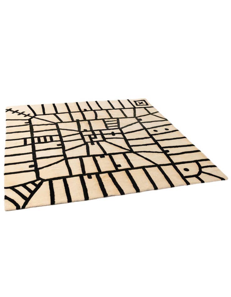 Detail image of 8' 2 x 8' 3 Luna Wool Square Rug