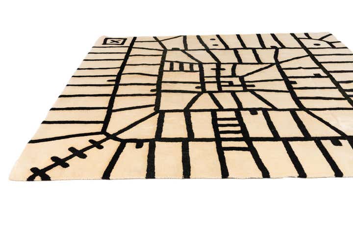 8' 2 x 8' 3 Luna Wool Square Rug