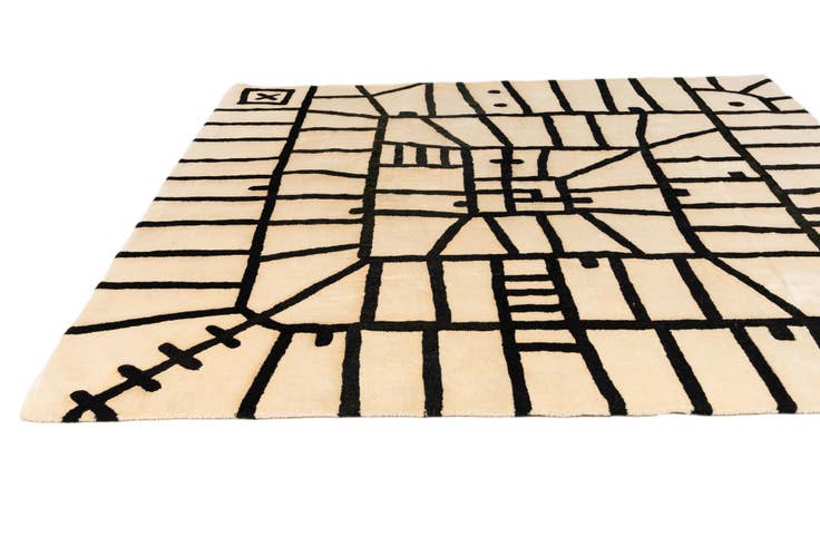 Detail image of 8' 2 x 8' 3 Luna Wool Square Rug