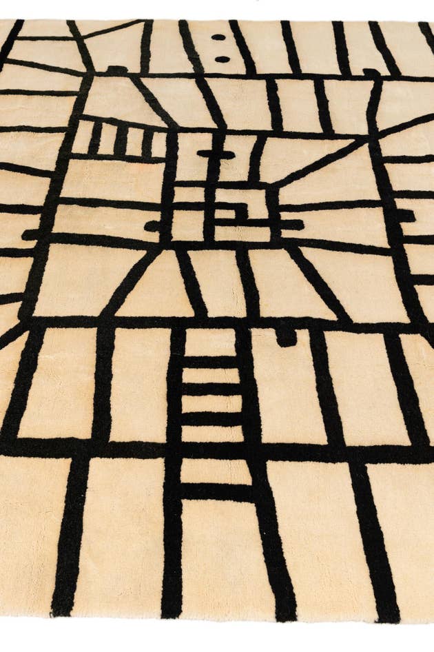 Detail image of 8' 2 x 8' 3 Luna Wool Square Rug