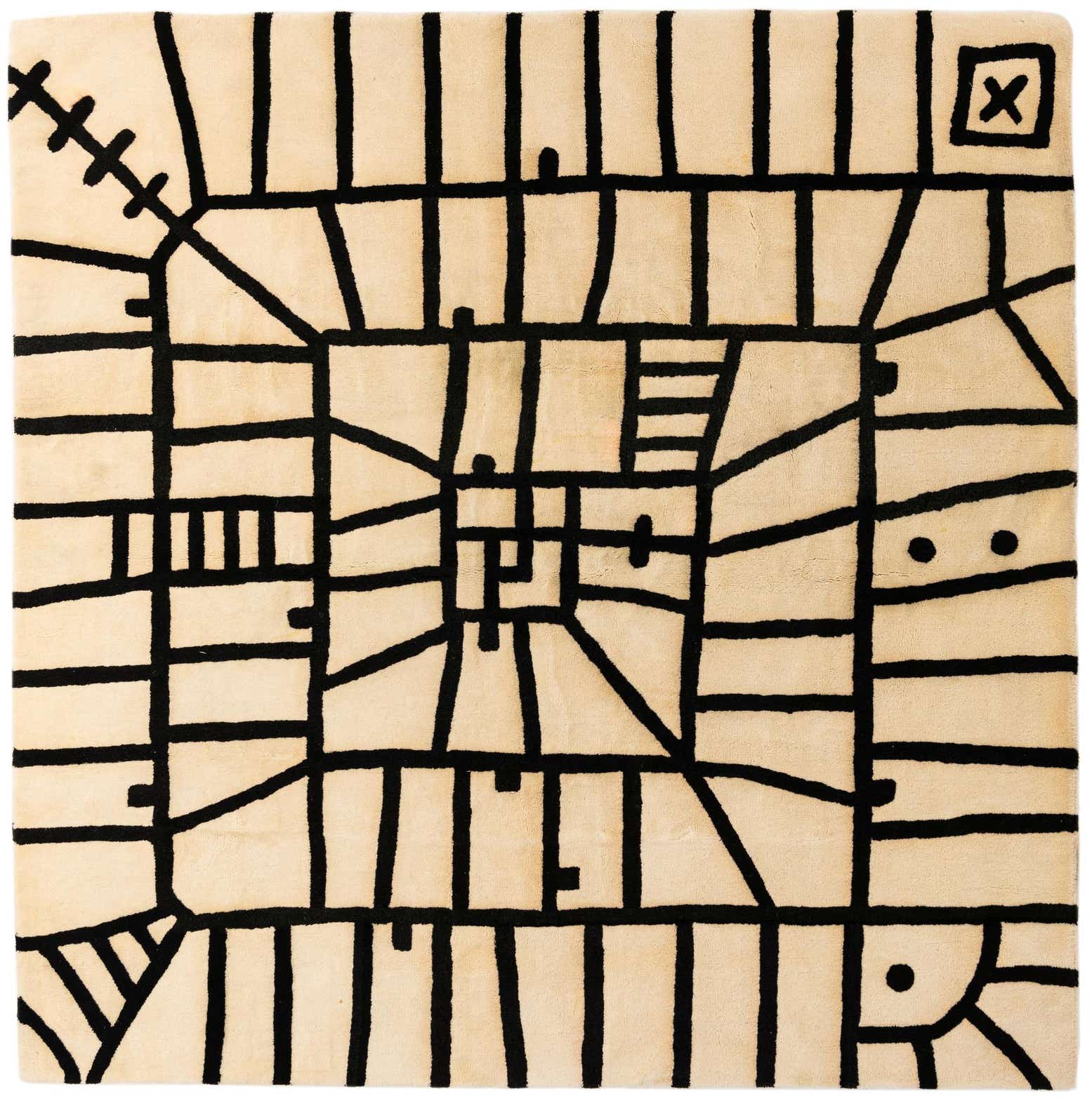 8' 2 x 8' 3 Luna Wool Square Rug