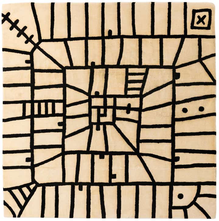 8' 2 x 8' 3 Luna Wool Square Rug