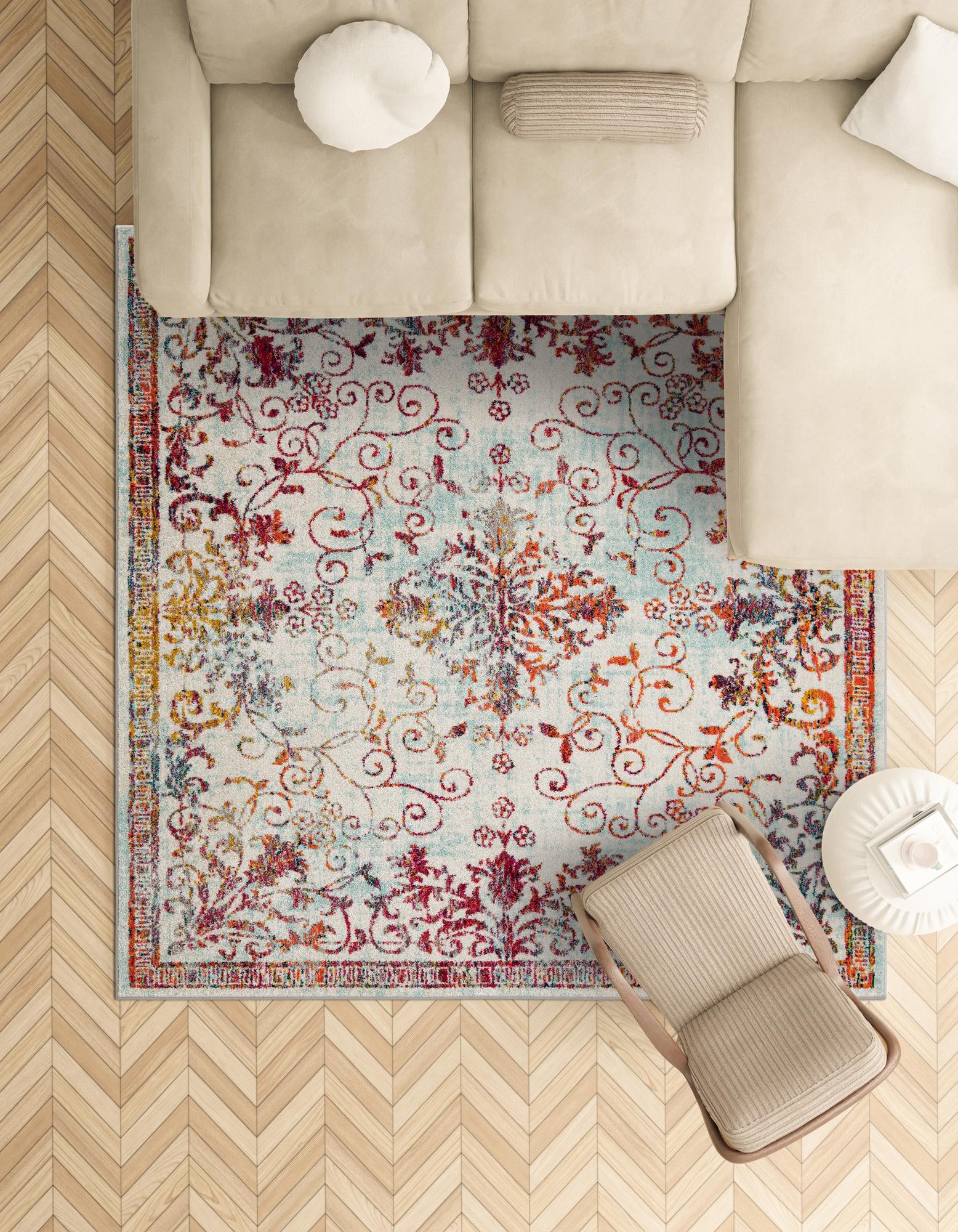 7' 10 x 7' 10 Madeline Square Rug