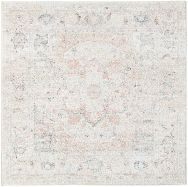 Detail image of 5' 3 x 5' 3 Madeline Vintage Square Rug