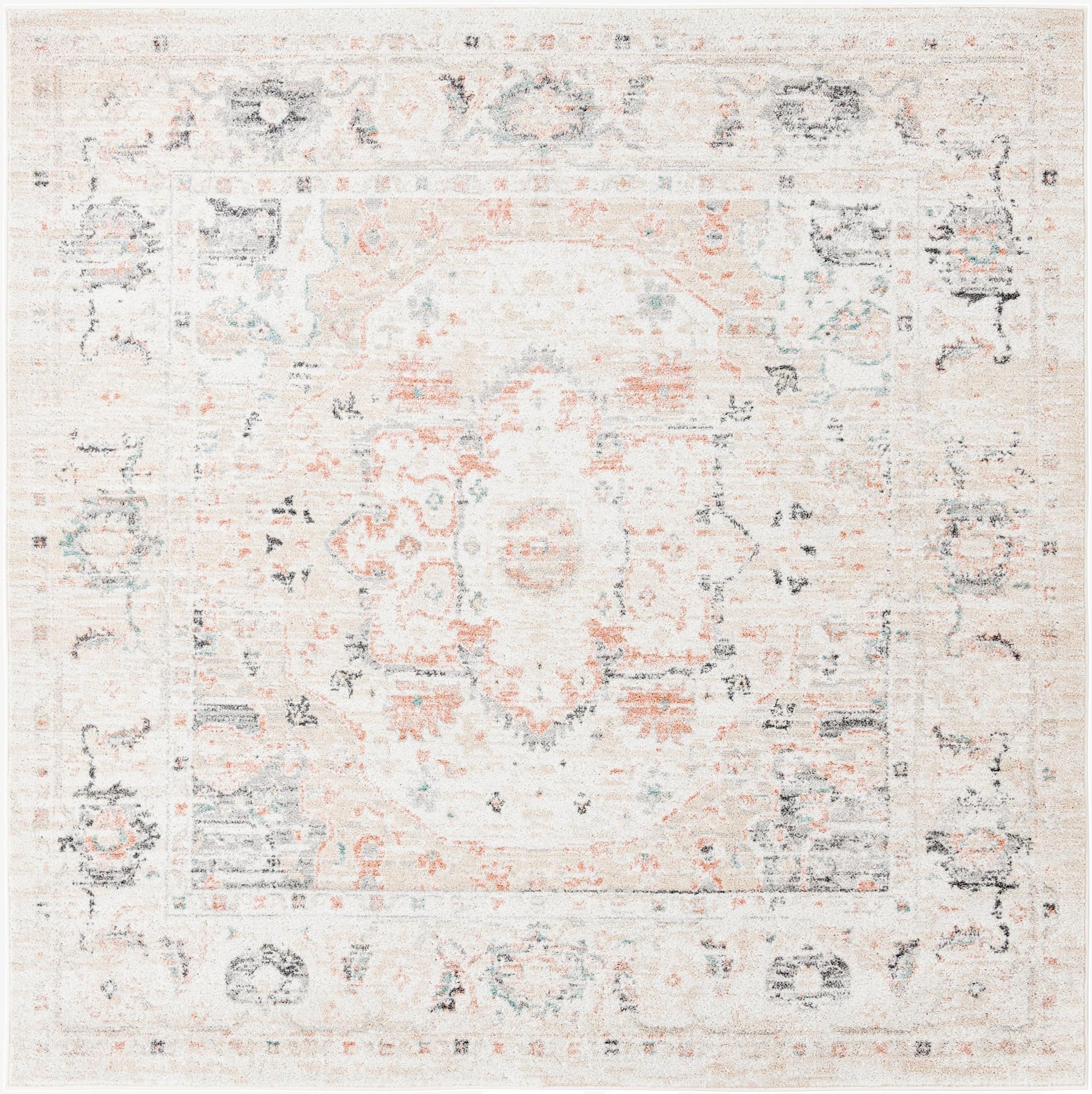 7' 10 x 7' 10 Madeline Vintage Square Rug